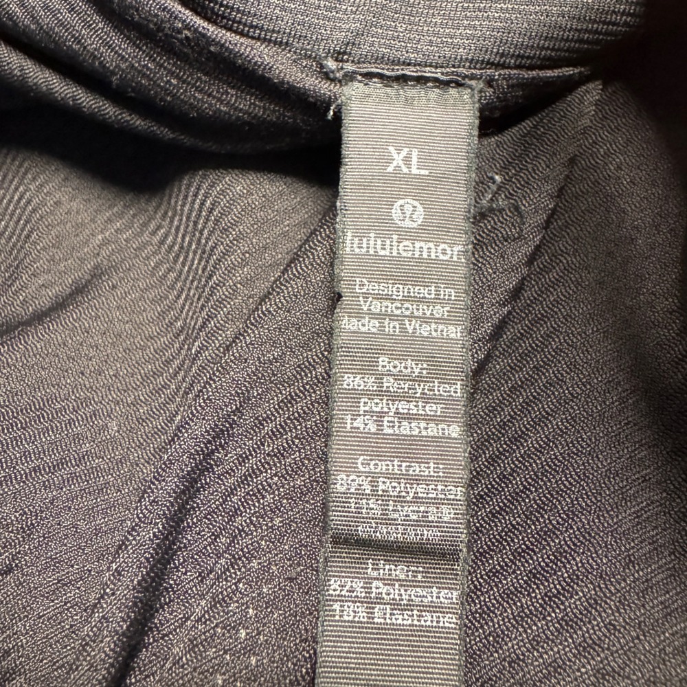 Lululemon Mens T.H.E. Short 9" Ocean Spray Ice Grey Black XL Lined Training Gym - Picture 3 of 8